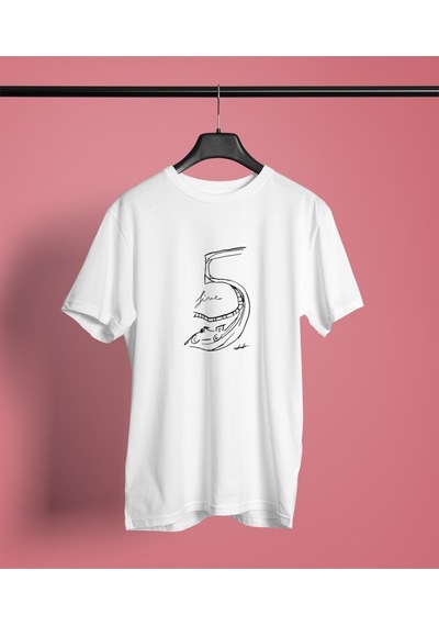 Flood Of Style Sebastian Vettel 5 Drawing T-shirt Siyah