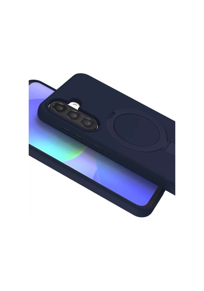 Newface Samsung Galaxy A17 5g Regal Magsafe Standlı Kapak - Lacivert