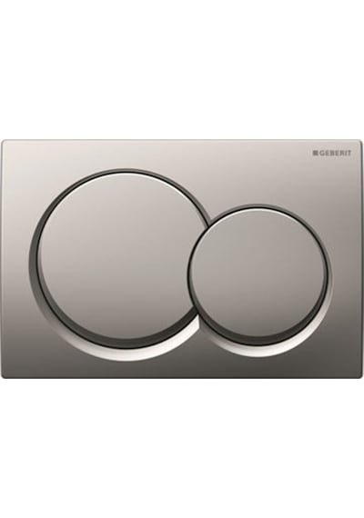 Geberit Alpha01 115.035.46.1 Kumanda Kapağı,Çift Basmalı,Mat Krom