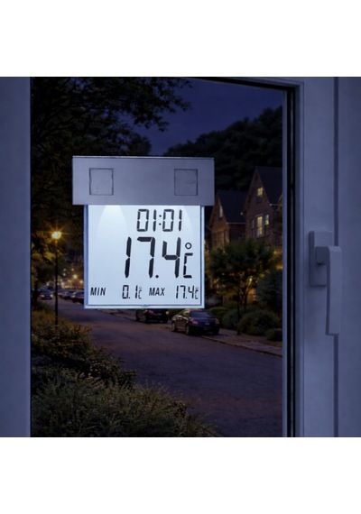 Tfa 30.1035 Vision Solar Işıklı Dış Pencere Termometresi