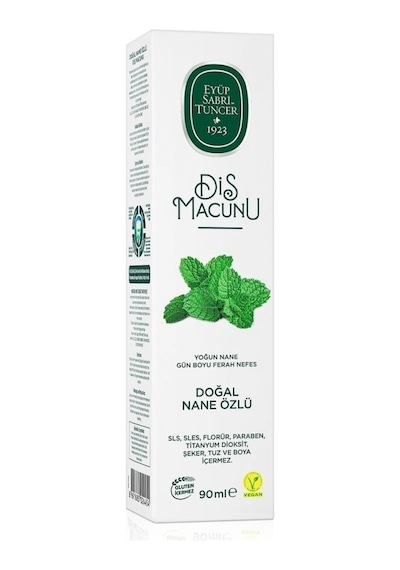 Mey İthalat Doğal Diş Macunu 90 Gr Nane Özlü Renkli