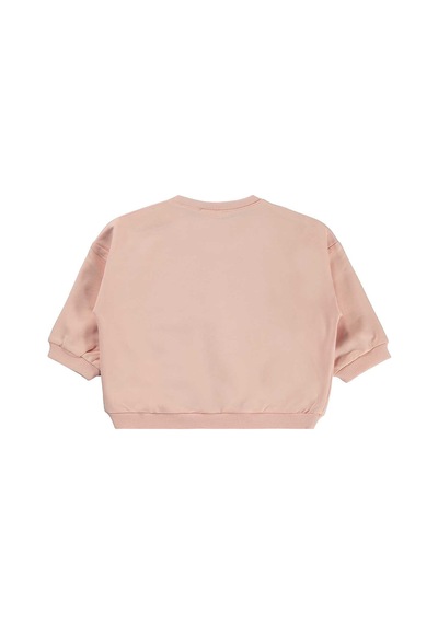 Civil Baby Fiyonklu 6-18 Ay Sweatshirt - Pembe Soft Pudra