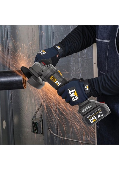Cat Dx3130 18volt/4.0ah 125mm Tek Akülü Kömürsüz Profesyonel Avuç Taşlama