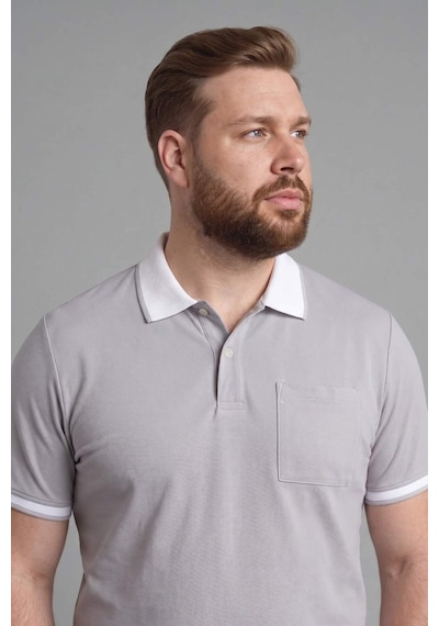 Defacto Regular Fıt Polo Yaka Kısa Kollu Polo Tişört H2054ax26spgr210 Gri-gr210