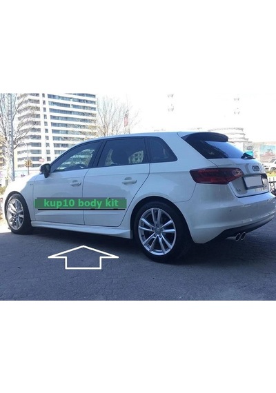 Audi A3 Aero Yan Marşpiyel Takımı -- Plastik