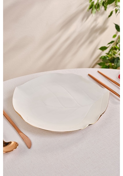 Karaca X Müge Anlı Servis Tabağı 27 Cm Gold
