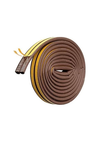 Kapı Pencere Kauçuk Izolasyon Bandı / Fitili Kahverengi 2X3=6Mt.