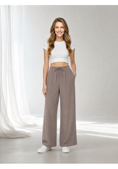 Nealirsanall.com Kadın Yüksek Bel Beli Lastikli Tensel Bol Paça Pantolon Doğal Döküm Ve Eforsuz Konfor Lacivert Nealirsanall.com Kadın Yüksek Bel Beli Lastikli Tensel Bol Paça Pantolon Doğal Döküm Ve Eforsuz Konfor Lacivert