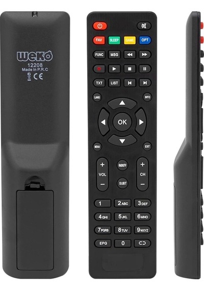 Fully Kr Teledünya 9600 Hd Hd-8900 Neta Kablo Tv Uydu Kumandası 12208 33267 Lisinya