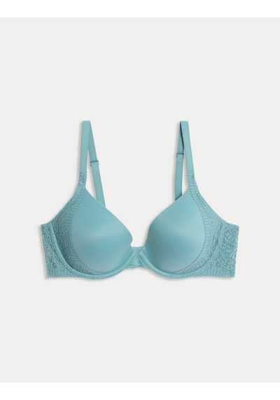 Marks & Spencer Body Soft Wired T Shirt Sütyeni Mavi