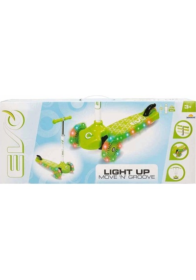 Evo 3 Tekerlekli Move'n Groove Işıklı Yeşil Scooter