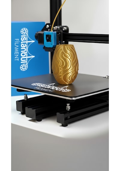 İstanbul Filament 3d Baskı Pla Filament Transparan Sarı 1 Kg Ø 1,75mm 0,05 Mm Bambu Lab Uyumludur 1.75mm