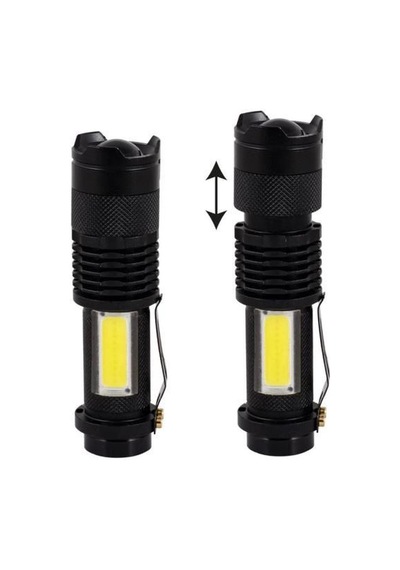 Northcity Ps-2 Cree Q5 Led Şarjlı El Feneri Açık Gri