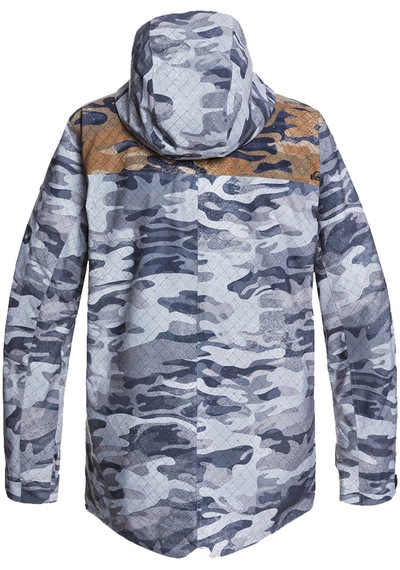 Quiksilver Fairbanks Erkek Siyah Snowboard Ceketi Kvj7