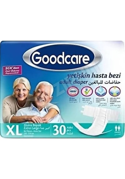 Goodcare Yetişkin Bezi 30 Lu X-large 1 Numara