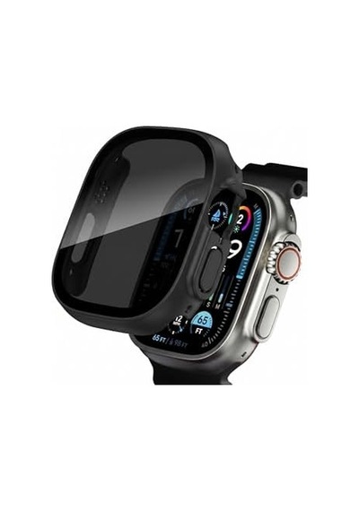 - Apple İle Uyumlu Watch Ultra 1/2/3 49mm Pricvacy Hayalet Ekran Ve Sert Pc Kasa Koruyucu 32