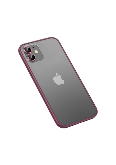 Apple Uyumlu iPhone 11 Kılıf Retro Kamera Lens Korumalı Renkli Lüx Mat Kapak