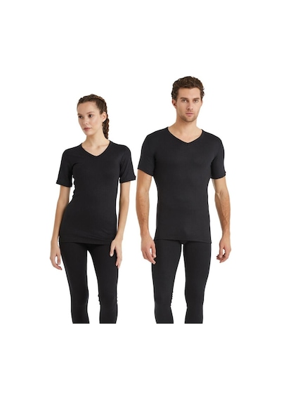 Blackspade V Yaka Kısa Kol Siyah Unisex Termal İçlik C3t6n2o1 001