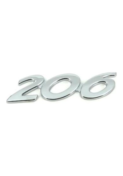 Bagaj Kapak Yazısı ( 206 ) Peugeot 206-206 Plus 1997- 8663Xv