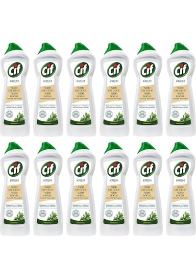 Cif Krem Temizleyici Amonyaklı 750 Ml 12 Adet