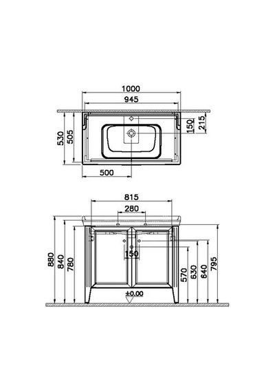 62157 VitrA Valarte Kapaklı Etajerli Lavabo Dolabı, 100 Cm, Mat Gri Lavabo Dahil-krom Kulplu Diğer 62157 VitrA Valarte Kapaklı Etajerli Lavabo Dolabı, 100 Cm, Mat Gri Lavabo Dahil-krom Kulplu Diğer