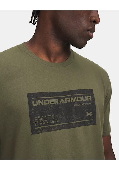 Under Armour Ua M Box Wm Label Ss Erkek T-shirt 6017350-390 Yeşil