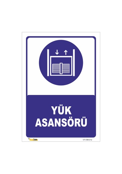 YÜK ASANSÖRÜ LEVHASI VİM 012