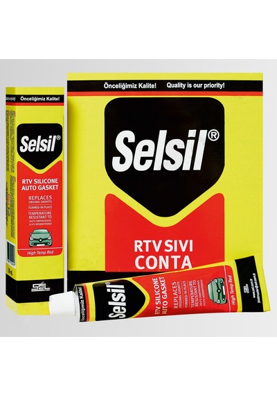 Selsil Isı Silikonu - Sıvı Conta Çok Renkli