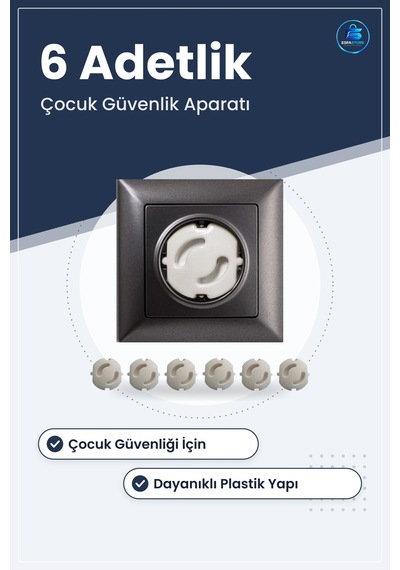 Bebek Priz Koruma Kapağı Çocuk Güvenliği İçin Muhafaza Kapatıcı D
