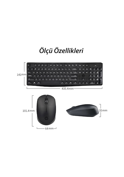 HP CS10 Kablosuz Klavye ve Mouse Set