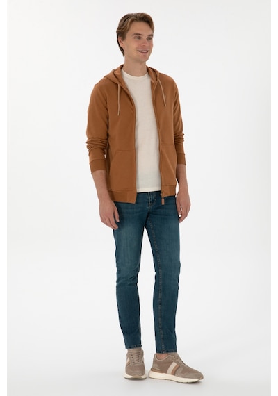 U.S. Polo Assn. Erkek Camel Örme Hırka 50313748-VR233