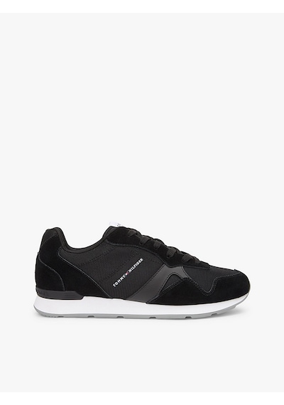 Tommy Hilfiger Fm0fm05679 Runner Icon Mix Erkek Günlük Ayakkabı Siyah