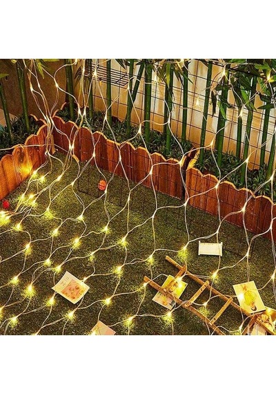 Dekor Ramazan Işıkları Ağ Led Işık Gün Işığı Ağ Led Işık Eklemeli Warm Light Led Işık Örümcek Ağı Işığı
