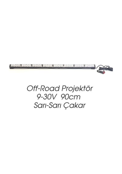 Ahmet Otomotiv 90cm Sarı Bar Çakar Led Lamba Off-road-tır-kamyon 12v-24v