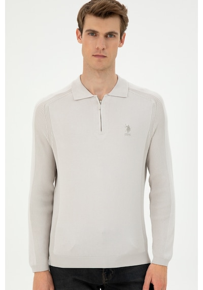 U.s. Polo Assn. Erkek Krem Kazak /triko 50293064-vr071 Krem