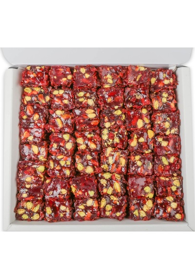 Haluk Aydın Kuruyemiş Nar Aromalı Antep Fıstıklı Zereşkli Lokum 930 G