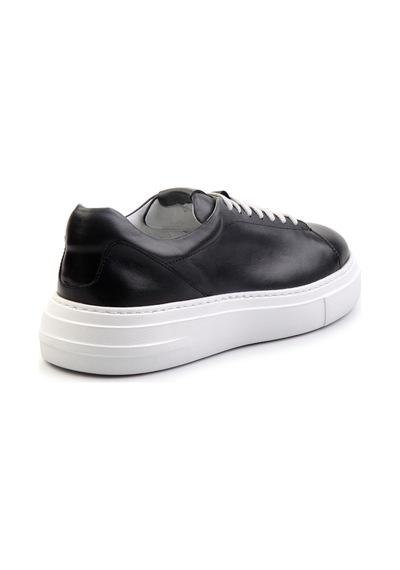Gri Hakiki Deri Erkek Sneaker E01083016803 Gri