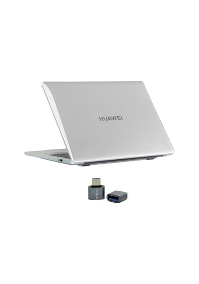 Matebook D16 2024 Kılıf Uyumlu Kristal Parlak Şeffaf Sert Hard Case İnce Hafif Çizilme Koruma 16 İnç Şeffaf