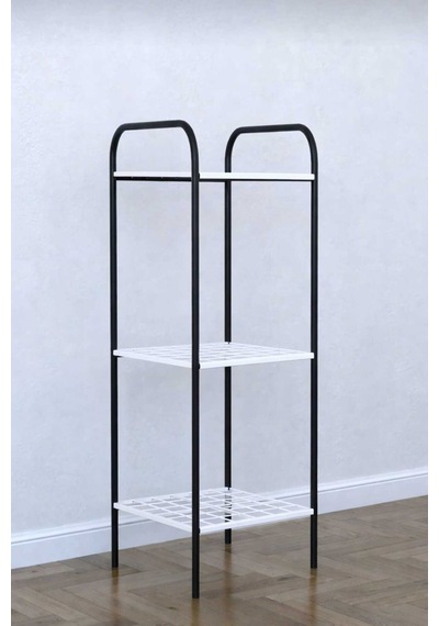 Metal Çiçeklik Ve Saksı Standı 13 Raflı Bitki Rafı, Bahçe Ve Balkon İçin Modern Saksılık Dolap Beyaz