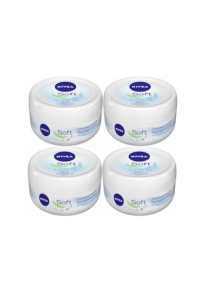 Nivea Soft Nemlendirici Bakım Kremi 4 x 200 ML