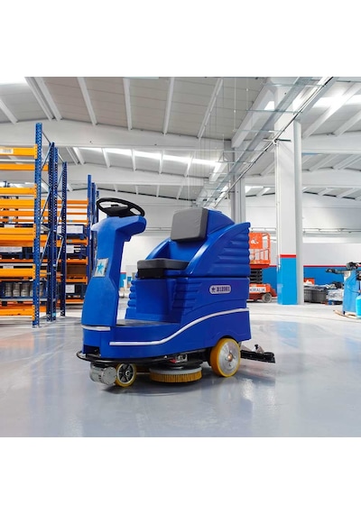 Cleanvac B 12001 Akülü Binicili Zemin Temizleme Makinesi