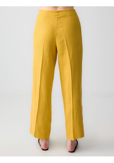 Jimmy Key Hardal %100 Keten Normal Bel Uzun Pantolon 5sw183213210