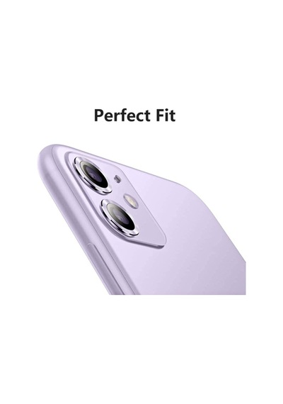 Ally Apple Uyumlu   iPhone 11 6.1 3D Metal Çerçeveli Kamera Lens Koruyucu (271866569)