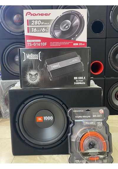 Jbl Cs-1214 30cm Bass Mobass 4 Kanalı Anfi Pıoneer 16cm Hoparlör
