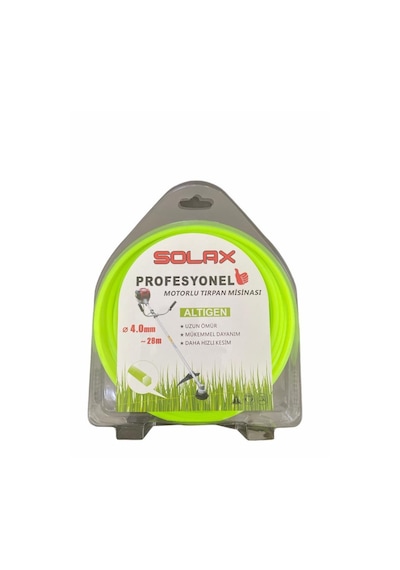 Solax Altıgen Tırpan Misinası 4 Mm 28 Metre