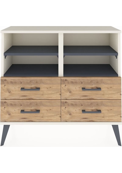 Arges Şifonyer 4 Raflı 4 Çekmeceli 88x30x80 Aytaşı-antrasit/çam Antrasit/çam Arges Şifonyer 4 Raflı 4 Çekmeceli 88x30x80 Aytaşı-antrasit/çam Antrasit/çam