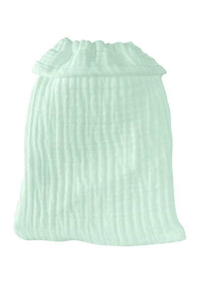 Joyous Mom Kids Organik Muslin Banyo Kese Ve Havlu Seti Mint
