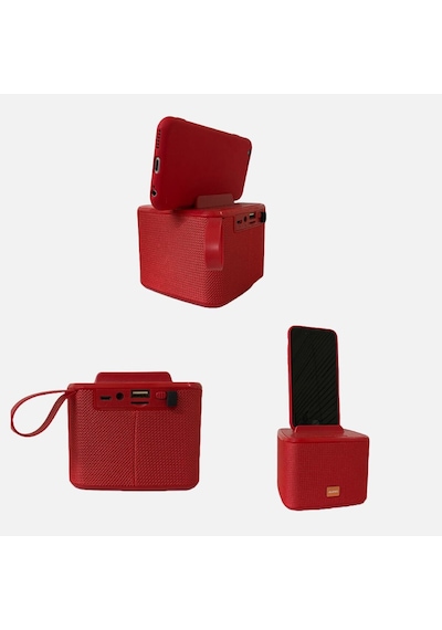 Auris Sp5 Bluetooth Hoparlör Fm Radyolu Aux / Usb / Tf Kart Girişli Ses Bombası Müzik Çalar Standlı