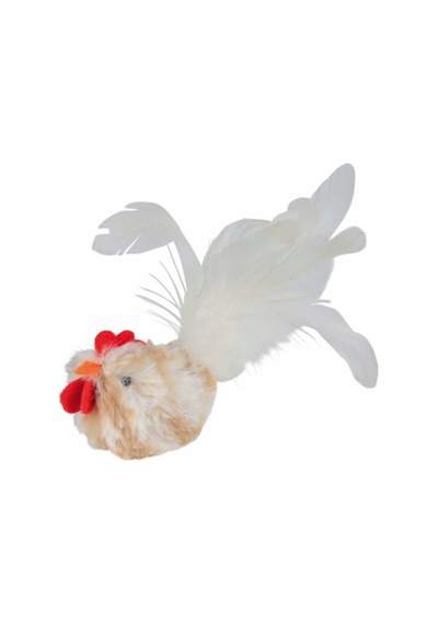 Trixie 8 CM Kedi Otlu Horoz Peluş Kedi Oyuncağı