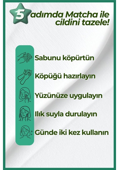 Cosmetex Roland Cha No Sui Matcha Yüz Temizleme Sabunu 100 G